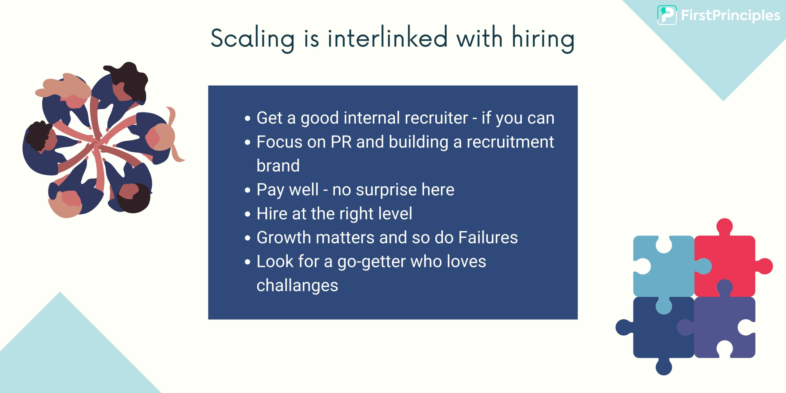 Scaling is interlinked with hiring